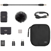 Mic Compact Digital Wireless Microphone System/Recorder for Camera & Smartphone (2.4 GHz) Thumbnail 6