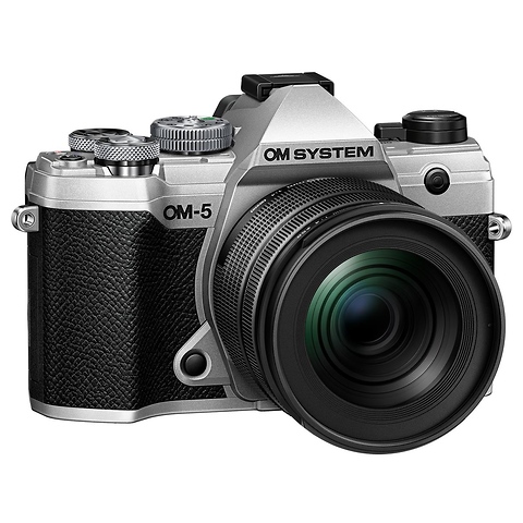 OM System OM-5 Mirrorless Micro Four Thirds Digital Camera with 12-45mm f/4 PRO Lens (Silver) Image 0