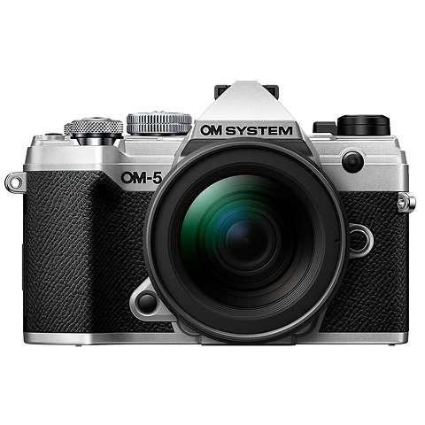 OM System OM-5 Mirrorless Micro Four Thirds Digital Camera with 12-45mm f/4 PRO Lens (Silver) Image 2