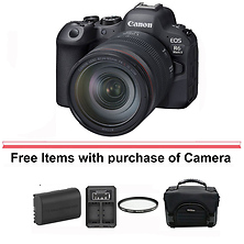 EOS R6 Mark II Mirrorless Digital Camera with 24-105mm f/4 Lens Image 0
