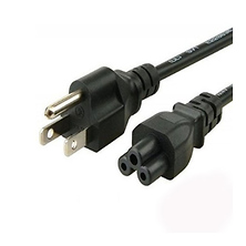 6 ft. 3-Prong UL AC Male to Notebook Power Cable Image 0