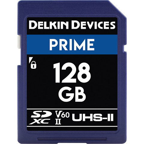 128GB Prime UHS-II SDXC Memory Card Image 0