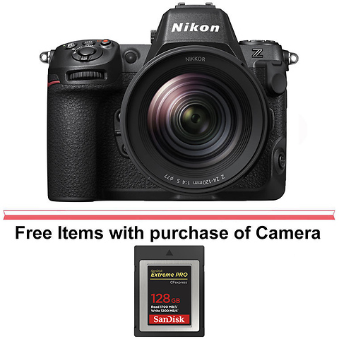 Z 8 Mirrorless Digital Camera with 24-120mm f/4 Lens with SmallRig Cage Kit Image 12