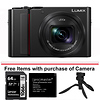 Lumix DC-ZS200D Digital Camera (Black) Thumbnail 0