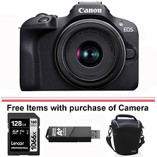 EOS R100 Mirrorless Digital Camera with 18-45mm Lens Image 0