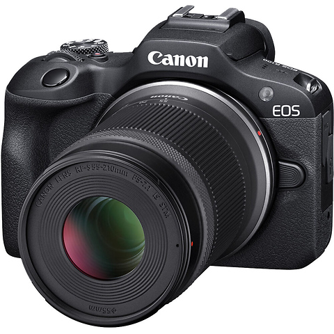EOS R100 Mirrorless Digital Camera with 18-45mm Lens and 55-210mm Lens Image 1