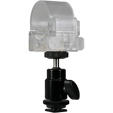 Pavotube Transparent Polycarbonate Clip and Mini Ball Head with Hot Shoe Adapter Image 0