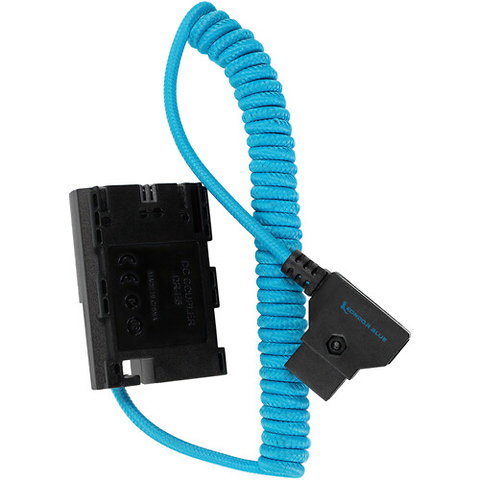 D-Tap to Canon LP-E6 Dummy Battery Cable (16-36 in., Blue) Image 2