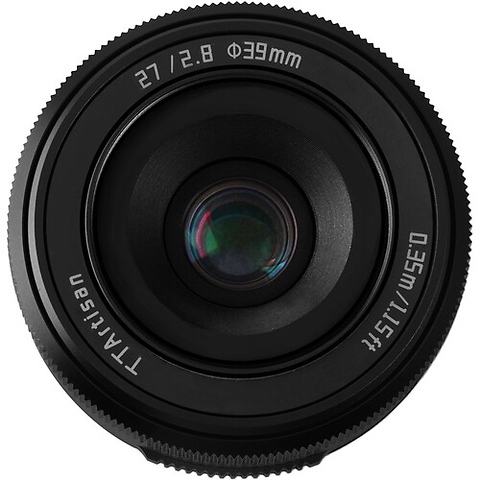 27mm f/2.8 Lens (Fujifilm X, Black) Image 3