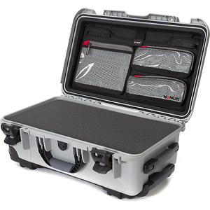 935 Wheeled Hard Utility Case with Foam Insert & Lid Organizer (Silver)