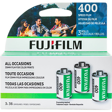400 Color Negative Film (3-Pack, 35mm Roll Film, 36 Exposures) Image 0