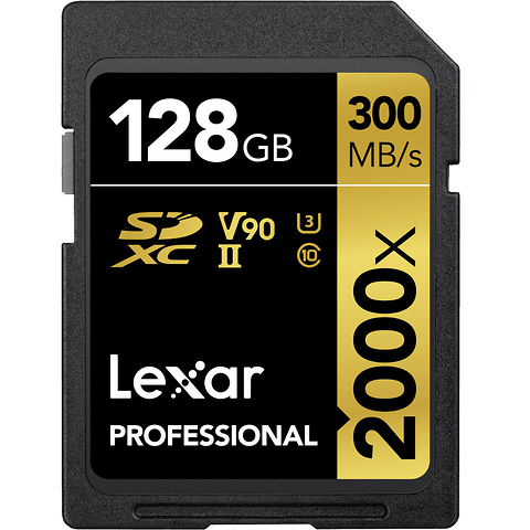256GB Professional 2000x UHS-II SDXC Memory Card Image 0