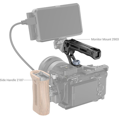 Top Handle with ARRI-Style Anti-Twist Mount (Lite) Image 4