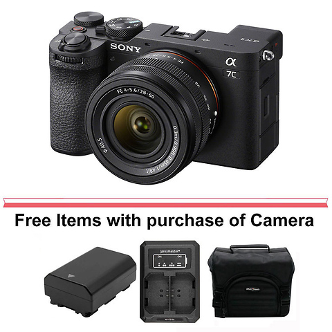 Alpha a7C II Mirrorless Digital Camera with 28-60mm Lens (Black) Image 0