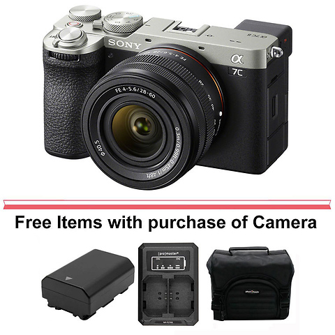 Alpha a7C II Mirrorless Digital Camera with 28-60mm Lens (Silver) Image 0