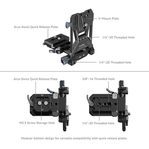 Compact V-Mount Battery Mounting System Image 3