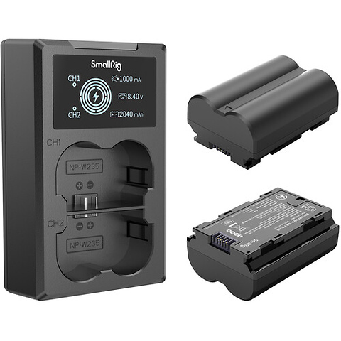 NP-W235 2-Battery Kit with Dual Charger Image 1