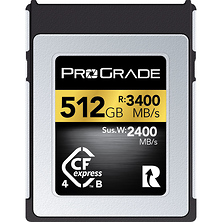 512GB CFexpress 4.0 Type B Gold Memory Card Image 0