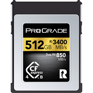 512GB CFexpress 4.0 Type B Gold Memory Card