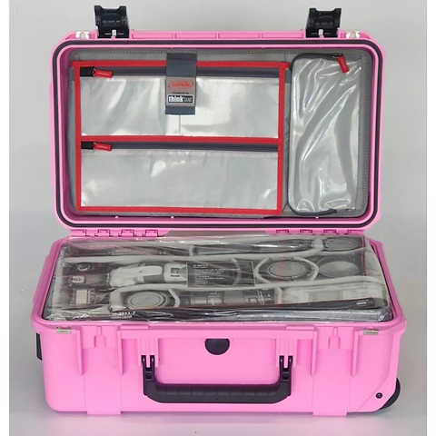 iSeries 2011-7 Case with Photo Dividers and Lid Organizer (Pink) Image 2