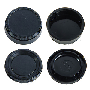 Rear Lens Cap and Body Cap Kit for Nikon F Series