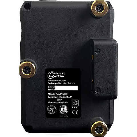 NANOX G98 Micro 98Wh Li-Ion Battery (Gold Mount) Image 1