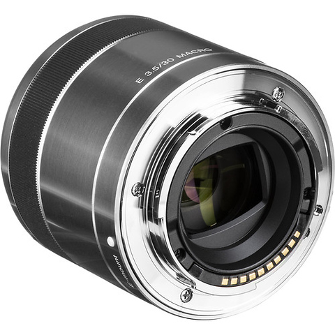 30mm f/3.5 Macro E-Mount Lens Silver - Pre-Owned Image 1