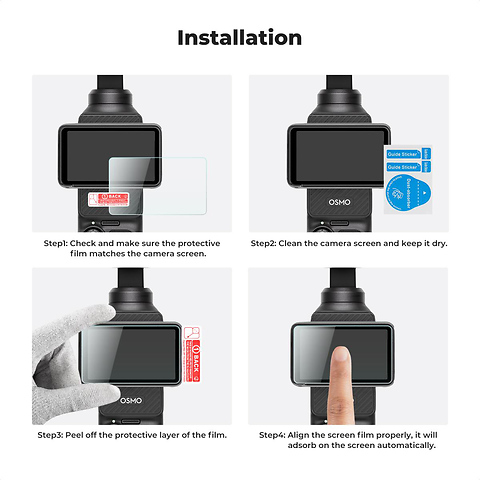 Screen Protector for DJI Osmo Pocket 3 (6-pack) Image 4