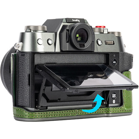 Leather Half Case Kit for Fujifilm X-T50 (Green) Image 9