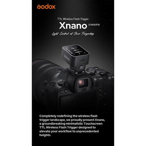 Xnano C Touchscreen TTL Wireless Flash Trigger for Canon Image 6