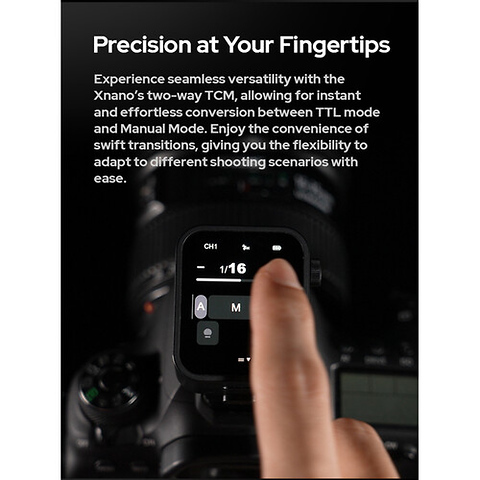 Xnano S Touchscreen TTL Wireless Flash Trigger for Sony Image 9