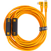 TetherPro USB-C Straight to Right-Angled Cable (31 ft., High Visibility Orange) Thumbnail 1