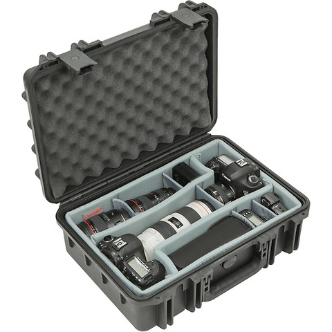 1711-6 Case with Think Tank Photo Dividers & Lid Foam (Black) Image 5