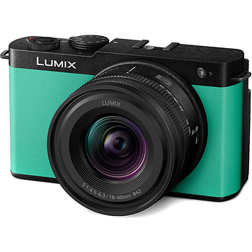 Lumix DC-S9 Mirrorless Digital Camera with 18-40mm Lens (Mint Green)