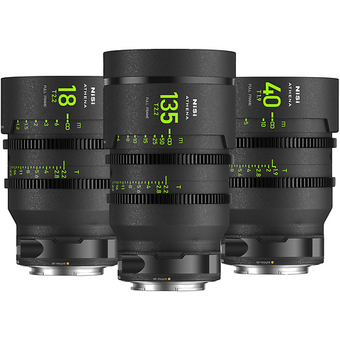 ATHENA PRIME T2.2/1.9 Full-Frame 3-Lens Add-On Kit (Canon RF, Drop-In Filter Mounts) Image 0