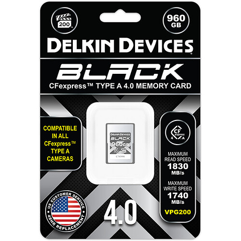 960GB BLACK CFexpress Type A 4.0 Memory Card Image 1