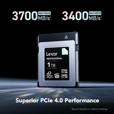 1TB Professional DIAMOND CFexpress 4.0 Type B Memory Card Image 7