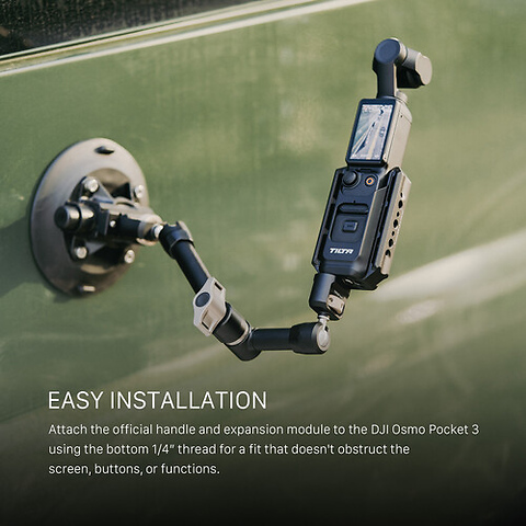 Accessory Mounting Expander for DJI Osmo Pocket 3 (Black) Image 7