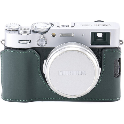 Leather Camera Case for Fujifilm X100VI (Green) Image 2