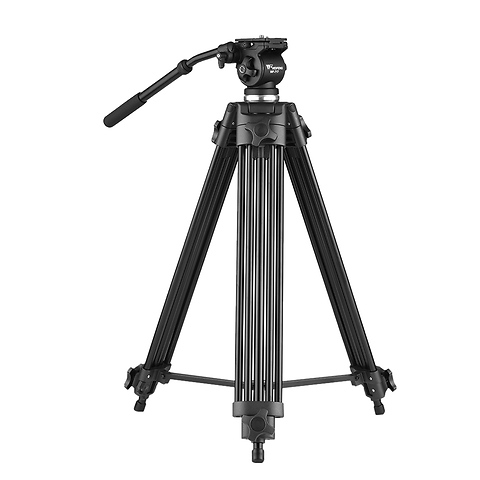 Weifeng WF-717 Video Tripod with Fluid Hydraulic Head - Pre-Owned Image 0