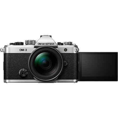 OM-3 Mirrorless Digital Camera with 12-45mm f/4 PRO Lens (Silver) Image 7