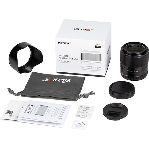 AF 33mm f/1.4 XF V2 Lens for Fujifilm X (Black) Image 10