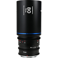 Laowa Nanomorph 80mm T2.4 1.5x S35 Anamorphic Lens (Sony E, Blue Flare) Image 0