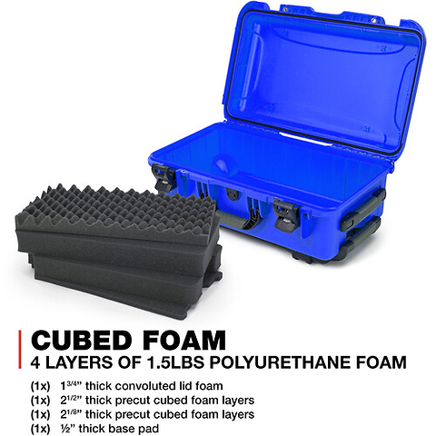 935 Wheeled Hard Case with Foam Insert (Blue, 28.5L) Image 5