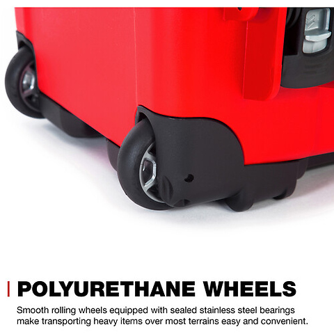 935 Wheeled Hard Case with Foam Insert (Red, 28.5L) Image 3