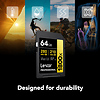 64GB Professional GOLD Series 1800x UHS-II SDXC Memory Card Thumbnail 4