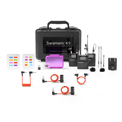 K9-US Pro 2-Person Digital UHF Wireless Microphone System for Cameras Image 11