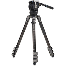 Mammoth Series 3 4-Section Flip-Lock Carbon Fiber Tripod Kit with BV6H PLUS Head Image 0