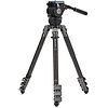 Mammoth Series 3 4-Section Flip-Lock Carbon Fiber Tripod Kit with BV6H PLUS Head Thumbnail 0