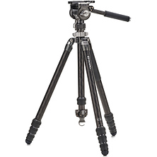 KingPod 4-Section Tripod with FS36PRO Head (Carbon Fiber) Image 0